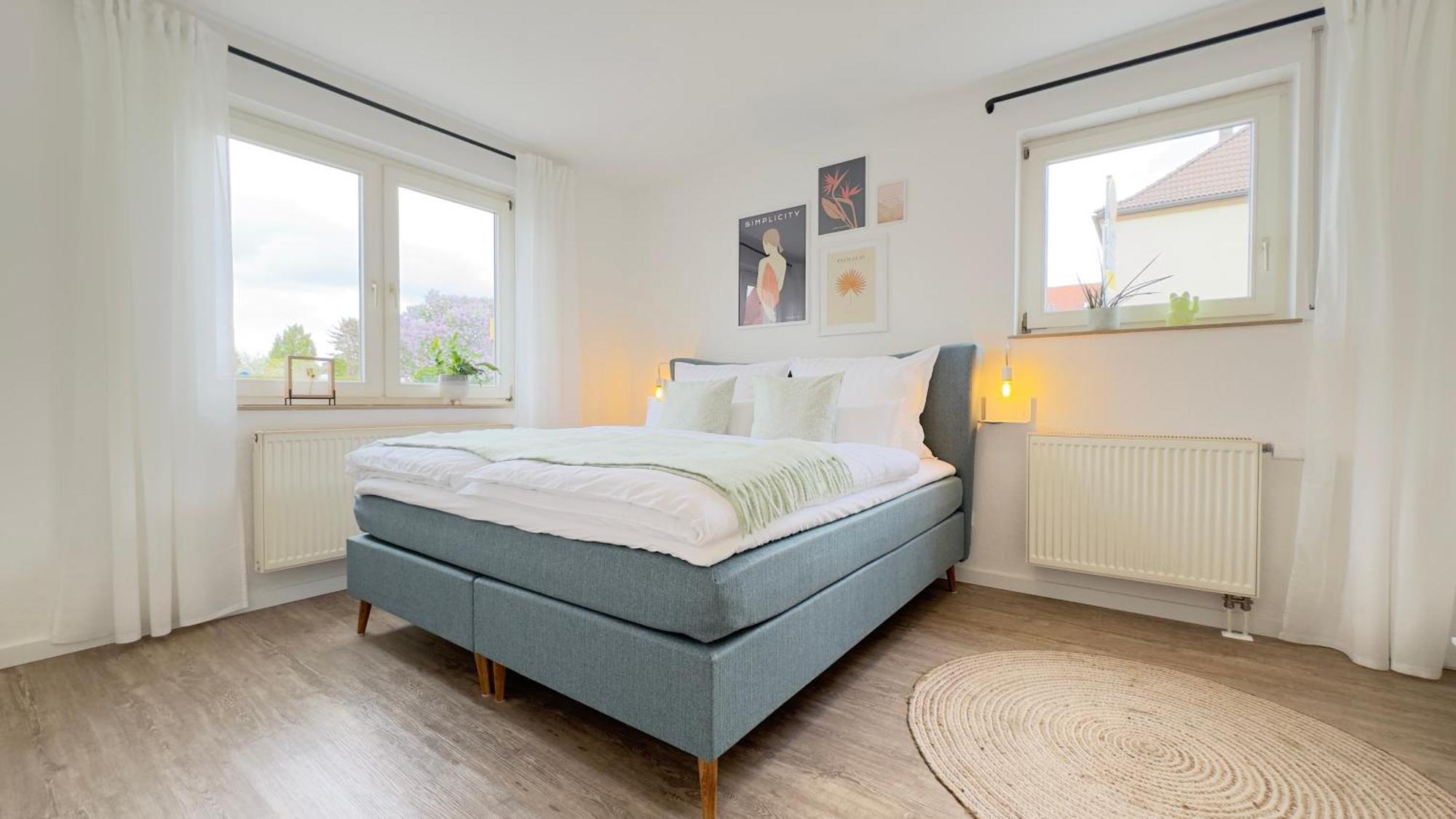 Fewo Am Park - 4P, Boxspringbett, Balkon, Smarttv, Gesundbrunnen, Familienfreundlich Галль Экстерьер фото