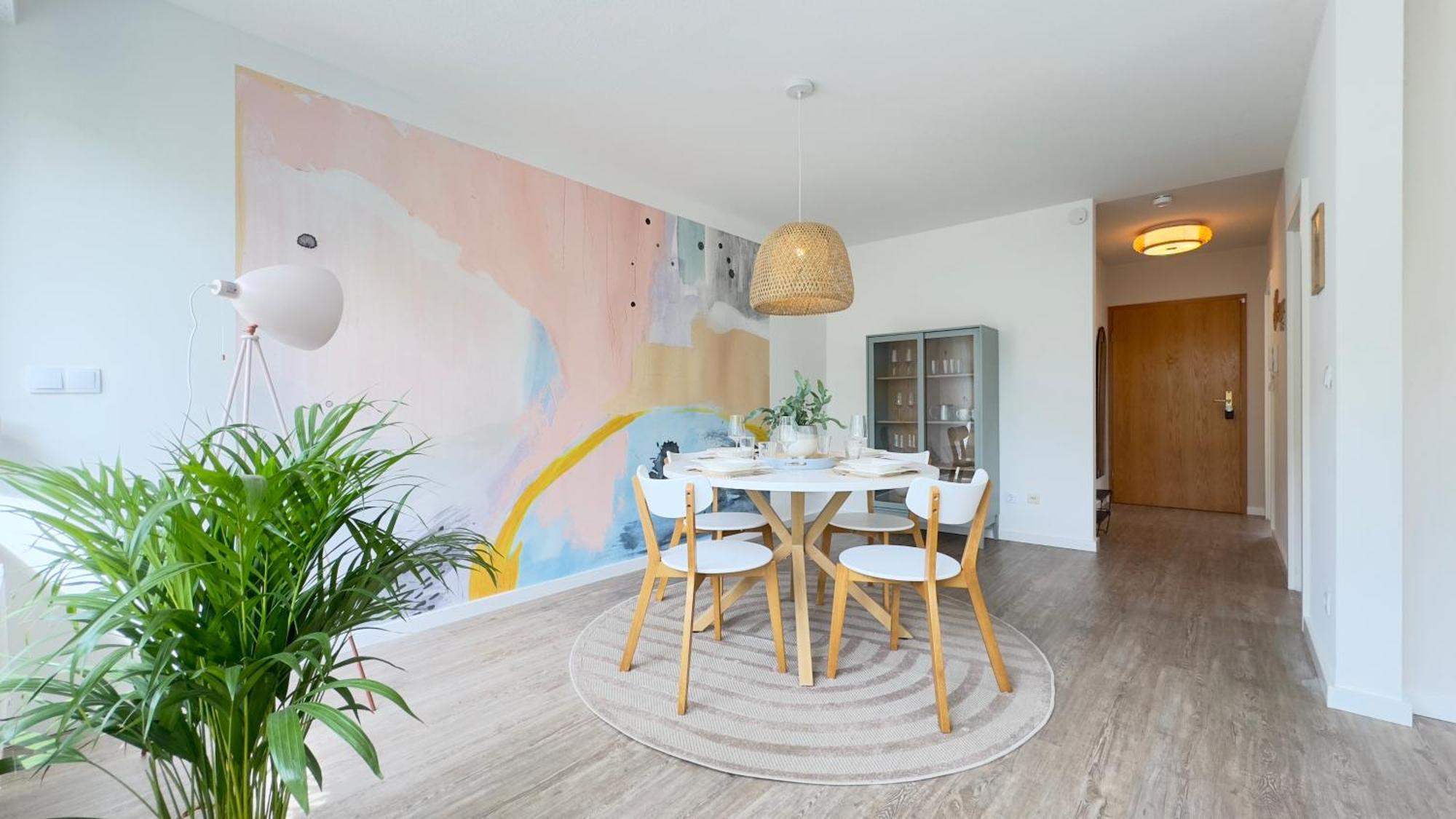 Fewo Am Park - 4P, Boxspringbett, Balkon, Smarttv, Gesundbrunnen, Familienfreundlich Галль Экстерьер фото
